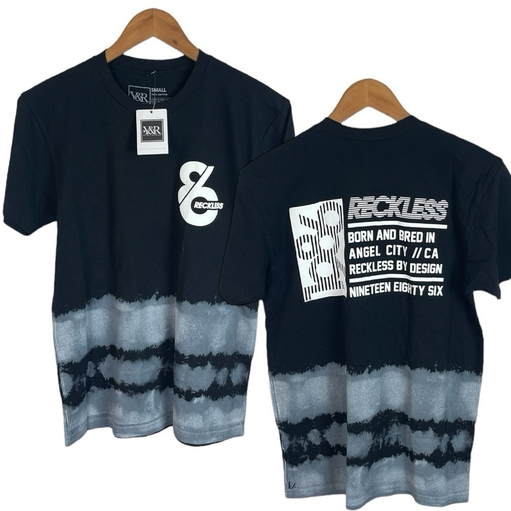 TS59 NWT Mens Young & Reckless Born & Bred in California T Shirt S